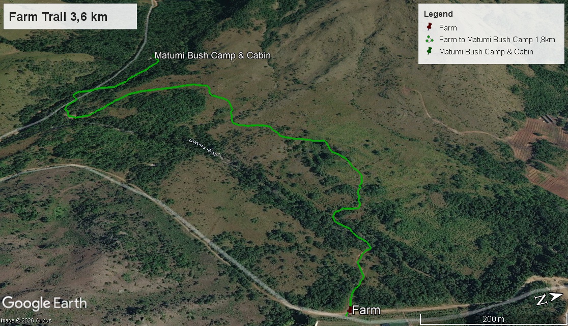 Farm to Matumi Bush Camp & Cabin 3,6km